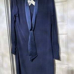 White House Black Market Blue Dress